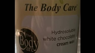 The body care | Hydrosoluble white chocolate cream wax | honest review wax at home | Tan removal wax