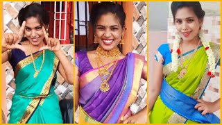 💖 Nanthu6624 TikTok | 💖 Nandhini TikTok Videos Tamil | Tamil Girl TikTok Songs