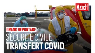 Sécurité civile : vol d’urgence contre le covid-19