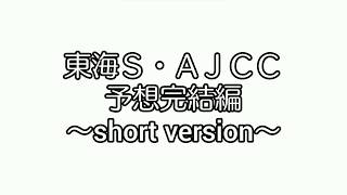 競馬とか、やろう！2020１月25日②～東海Ｓ・ＡＪＣＣ予想完結編short version～