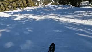 Breckenridge, American advanced mogul and downhill run, Jan.30,2025