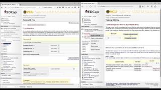 REDCap Topic Session - Double Data Entry Module & Data Comparison Tool
