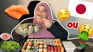 MUKBANG SUSHI (california roll, maki,salade d'algues) Bruit De Bouche 🥰