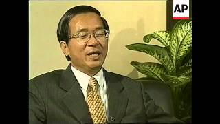 TAIWAN: TAIPEI: PRESIDENT CHEN SHUI-BIAN TV INTERVIEW