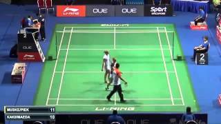 2015 OUE Singapore Open QF WD Eefje MUSKENS Selena PIEK vs Reika KAKIIWA Miyuki MAEDA