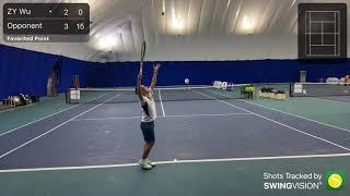 USTA 3.0 match highlight: losing a set to this opponent for the first time!