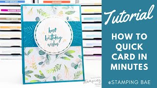 Secrets to Stunning Card Designs: Unique Stamping Method