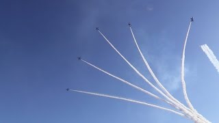 速報版！ 新田原基地 航空祭 ブルーインパルス2 レインフォール