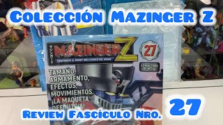 Fascículo Nro. 27 - Colección MAZINGER Z Construye el Robot más icónico del anime! Salvat Argentina!