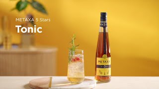 METAXA 5 Stars Tonic | classic cocktail recipe