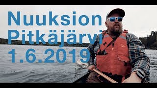 Kanoottiretki Nuuksion Pitkäjärvellä 2019