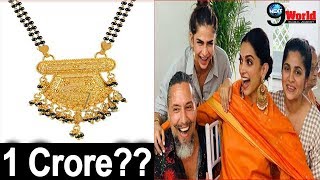 You won’t believe the actual cost of Deepika Padukone’s Mangalsutra, here’s the details