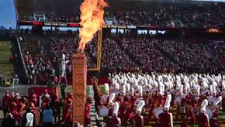 ISU Cyclone Football Entrance With Propane and Fight Song