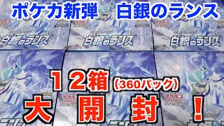 【ポケモンカード】人気すぎて即完売！？最新弾白銀のランスを１カートン開封してみた！