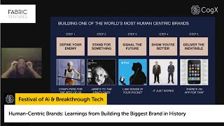 Human-Centric Brands: Learnings from Building the Biggest Brand in History | CogX 2020