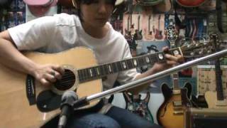 ACOUSTIC GUITAR K-YAIRI YW1000  MODEL SOUND TEST.wmv