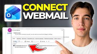 How To Connect A Webmail Email Account To Outlook (Tutorial 2026)