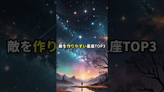 敵を作りやすい星座TOP3#shorts #占い #恋愛 #診断 #星座 #星座占い #引き寄せ #スピリチュアル