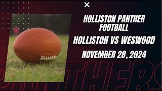 Holliston Varsity Football v Westwood - 11/28/2024