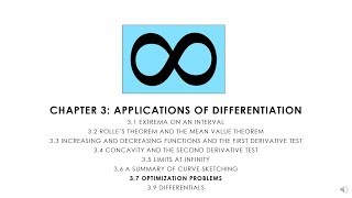 Calculus 3.7.1 Optimization Problems