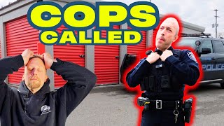 DID I GET SCAMMED? ~ COPS CALLED on Storage Facility!