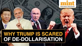 Why Donald Trump Warned India, Russia, China With Dollar; Why USA Fears De-Dollarisation?  Explained