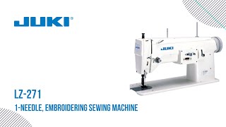 Juki LZ 271 Embroidering Lockstitch Sewing Machine.