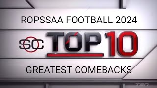 #1 | David Suzuki vs. St. Roch | ROPSSAA Football Greatest Comebacks 2024