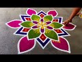 3×2 beautiful rangoli simple design 🙏❤️❤️❤️