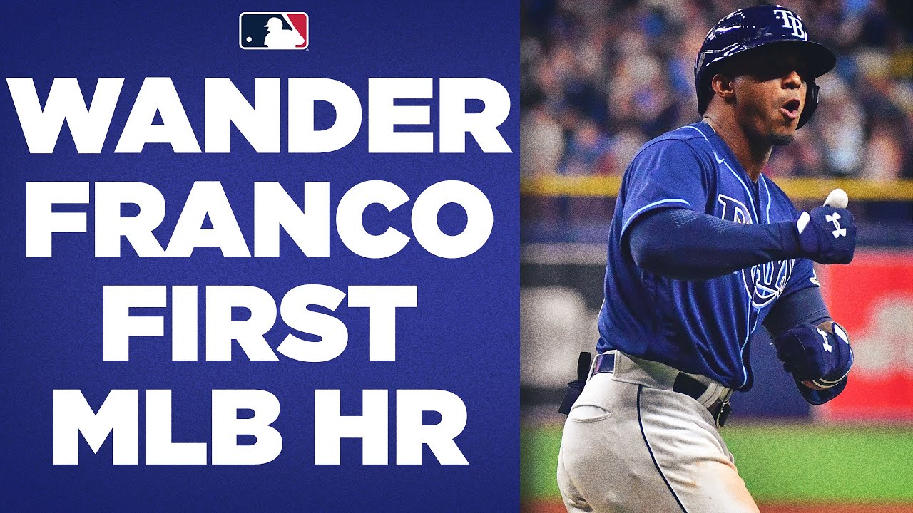 WANDER FRANCO HAS ARRIVED! GAME-TYING 3-RUN HOMER FOR FIRST MLB HIT ...