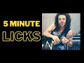 (Steve) Lynch Tapped Pentatonics - 5 Minute Licks