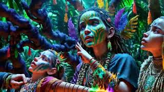 Psychedelic Trance - Ayahuasca Trip Visuals / Intense Trippy Animation 🧘🏻‍♀️ Psytrance DMT mix 2024