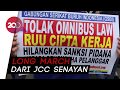 Serikat Buruh Kembali Gelar Aksi Tolak Omnibus Law di DPR