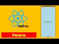 React Native: Passing Params to a Previous Screen
