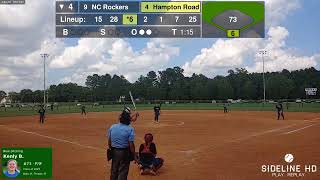 NC Rockers Fastpitch vs Hampton Road Warriors (2021.07.17)