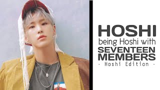 HOSHI BEING HOSHI WITH SEVENTEEN MEMBERS | SEVENTEEN HOSHI MOMENTS | Hoshi Mongshi