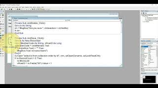 Vb6.0 | NGO Project 'frmCollection - delete data' | CodeLearning