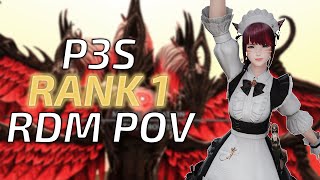 [FF14 6.05] P3S RDM PoV - 8:54 - Rank 1 (9614.6 rDPS)