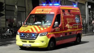 [BMPM] Départ VSAV Marins-Pompiers Marseille CIS Canebière // Einsatzfahrt BF Marseille