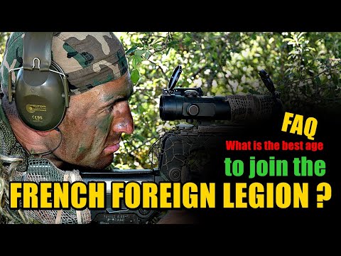 What is the age limit for the French Foreign Legion?