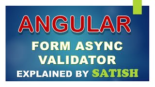 #angular Angular | Async Validator Functions | compose | composeAsync | pattern Validator | #async