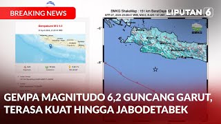 🔴 BREAKING NEWS | Gempa Magnitudo 6,2 Guncang Garut, Terasa Kuat di Bandung, Jakarta dan Jogja.