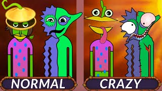 MonsterBox: Earth Island normal vs crazy/ incredibox mods, Bittergiggle