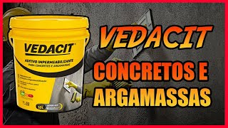 Vedacit Aditivo IMPERMEABILIZANTE Para Concretos e Argamassas!