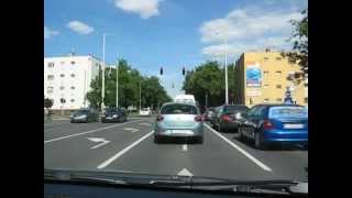 Driving in Debrecen, Hungary