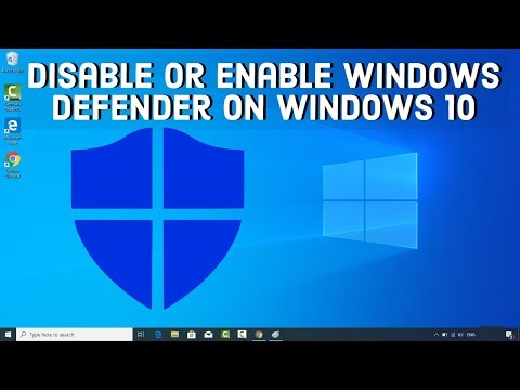 Cómo deshabilitar o habilitar Windows Defender en Windows 10