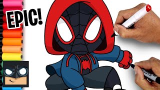 How To Draw Miles Morales | Step by Step Tutorial
