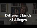 Different kinds of Allegro