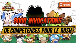 8000 Invocations de Compétences sur Legend of Mushroom !