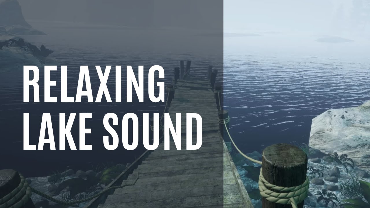 Lake Sound Asmr Waves Birds Wind Youtube